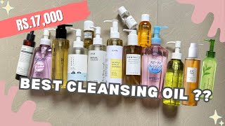 Viral cleansing oils review  Tried on my acne prone skin [upl. by Anaihk]