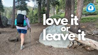 Backpacking GEAR for the Tahoe Rim Trail My PostHike Reviews [upl. by Anirad]