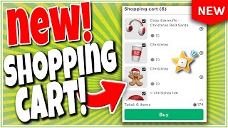 NEW ROBLOX SHOPPING CART [upl. by Porte72]