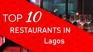 Top 10 best Restaurants in Lagos Portugal [upl. by Ahseekal]