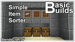 Simple Item Sorter  Minecraft Java 1144 [upl. by Anol]