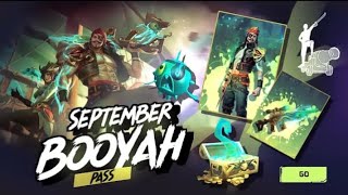 SEPTEMBER MONTH BOOYAH PASS FULL REVIEW IN FREE FIRE INDIA  UPCOMING EVENTS  FF INDIA NEW EVENT [upl. by Eihcra]