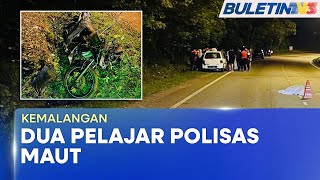 KEMALANGAN  Motosikal Terbabas Dua Penuntut Politeknik Maut [upl. by Halika]