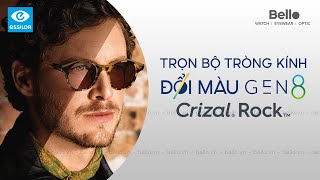 Trọn bộ tròng kính đổi màu Essilor Transitions Signauture Gen 8 Nâu Trà phủ Crizal Rock tại Bello [upl. by Kabob]