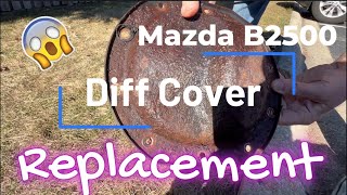 1999 Mazda B2500Asian RangerRear Diff cover replacement [upl. by Eldin]