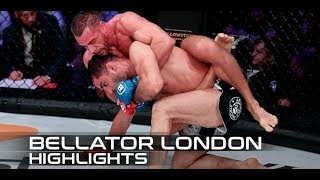 Bellator London Fight Highlights Rafael Lovato Jr Upsets Gegard Mousasi [upl. by Eibot]