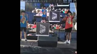 cash and nico crew vidcon Anaheim face reveal [upl. by Moorish]