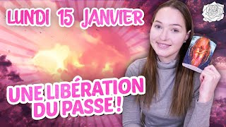 🦋UNE LIBÉRATION DU PASSÉ  Tirage du jour  lundi 15 janvier 2024 [upl. by Ivanah827]