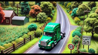 Miniature Trucks on the Move Ultimate DIY Diorama Showcase [upl. by Llenil733]