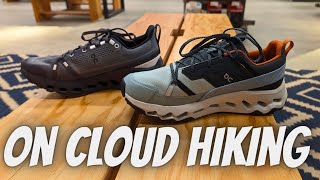 On Cloudsurfer Trail vs On Cloudhorizon Waterproof Trail Shoe Try On And Comparison [upl. by Eiffe]