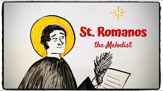 ST ROMANOS THE MELODIST THE KONTAKION OF NATIVITY  Draw the Life of a Saint Katina Music Video [upl. by Ellehcir]