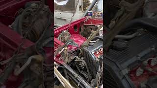 Engine Fitting for Toyota Land Cruiser LJ72 Precision Installation  PAT✨❤️ engine landcruisers [upl. by Kelula]