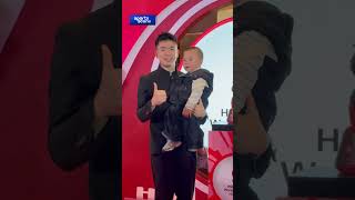 Zheng Siwei amp his son Aiden attend BWF World Tour Finals 2024 Gala Dinner｜China｜Badminton｜郑思维 [upl. by Kciredes831]