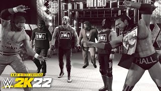 WWE 2K22 All nWo Entrances Including 4 Man  Bonus PS5 Gameplay [upl. by Iggep]