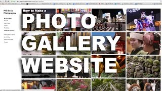 How to Make a Photo Gallery Website The Easy Way [upl. by Ynohtnaeoj]