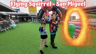 el FLYING SQUIRREL de San Miguel 👍  Juegos Inflables [upl. by Gabi]