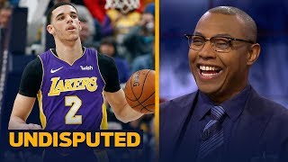 Caron Butler is extremely impressed with Lonzo Balls rookie season with the Lakers  UNDISPUTED [upl. by Neelcaj55]