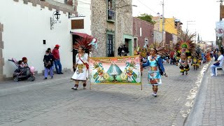 Recorrido de las danzas  Fiesta de los Remedios 2022  COMONFORT GTO [upl. by Alimac690]