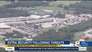 Increased security at Newsome High School following fake threat [upl. by Eehtomit859]