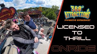 Licensed To Thrill 8k 360°  Turners funfairs  Morpeth Fair Day 2024 [upl. by Drape]