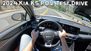 2024 Kia K5 GT Line POV Test Drive [upl. by Lebasiram]