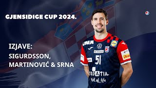 “Nismo bili pravi protiv Norveške“  Sigurdsson Martinović amp Srna  Gjensidige Cup [upl. by Nylissej]