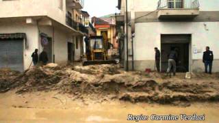 Alluvione a Brancaleone Le immagini del disastro [upl. by Ardried]