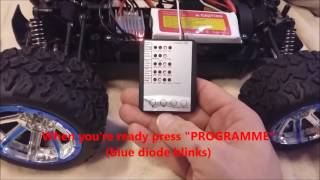 Racerstar LED program card  how to LAND BUSTER [upl. by Luttrell]