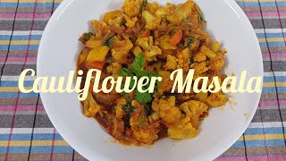 Cauliflower Masala Gravy  Cauliflower curry recipe for chappathi cooking food simplerecipe [upl. by Gerrilee]