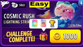 1000 Coins  Cosmic Rush Solo Lighting strike  Match Masters Solo Today [upl. by Atlante]