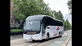 Acklams of Beverley SD16ABM on a Rail Replacement to Selby [upl. by Dyann]