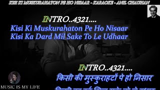 Kisi Ki Muskurahaton Pe Ho Nisaar Scrolling Lyrics Eng amp हिंदी [upl. by Eanwahs]