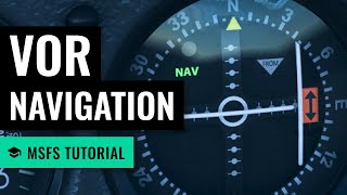 MSFS VOR Navigation Basics in the Cessna 152  Microsoft Flight Simulator [upl. by Annaerb]