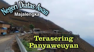 Indahnya view Bukit Terasering panyaweuyan majalengka  Wisata Majalengka Terbaru 2024 [upl. by Eimrej494]