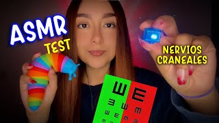 asmr TEST NERVIOS CRANEALES  asmr médico [upl. by Aninnaig380]