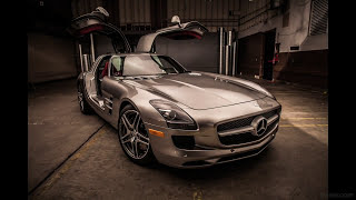 Photography Tutorial  Portrait of an exotic car Mercedes SLS AMG [upl. by Walliw348]