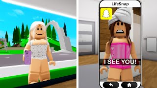 SPYING IN ROBLOX SNAPCHAT [upl. by Normie]