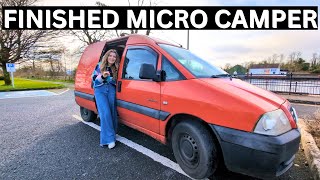 Micro Camper Van Tour  FULL WALKTHROUGH [upl. by Blessington264]