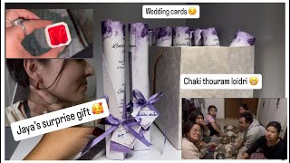 Jaya’s surprise gift ☺️ wedding card je fajabra mayam 😄 chak mathang2 koubada kg 5 hengatle 🫣 [upl. by Berthe]