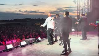 The Jacksons Perform quotShake Your Bodyquot at Manchester Barton Aerodrome 2024 [upl. by Assirram56]