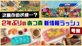 【あつ森】次回作の伏線…？二年ぶりのあつ森新情報ラッシュに隠れた不可解な点や小ネタを考察してみた【あつまれ どうぶつの森】レウンGameTV [upl. by Eihcra]