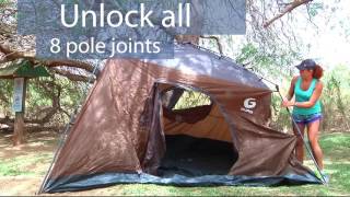 Panorama 8P  New quick tent by GURO [upl. by Bohlin]