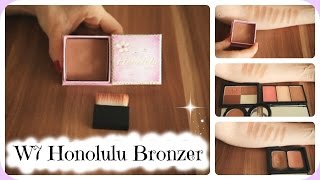 W7 Bronzing Face Powder in Honolulu  Review Swatches amp Comparison [upl. by Elegna]