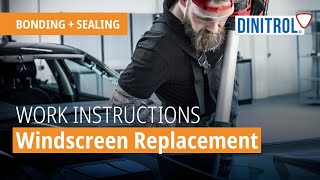 Windscreen Replacement  Work Instructions  DINITROL [upl. by Obeded]