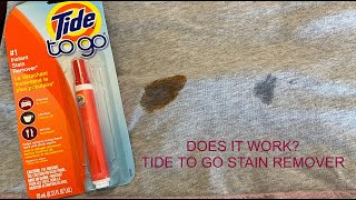 Tide To Go Stain Remover  Does it work [upl. by Amil44]