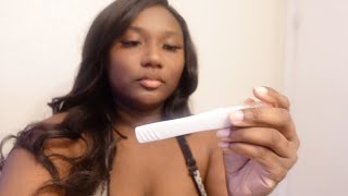 TAKING A PREGNANCY TEST ON CAMERA [upl. by Esela]