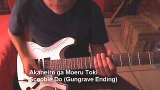 Seishun Kyousoukyoku Akaneiro ga Moeru Toki Guitar Solos [upl. by Outlaw523]