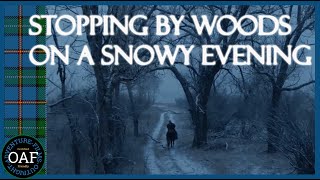 Stopping By Woods on a Snowy Evening  Robert Frost  VIDEO POEM [upl. by Barstow]