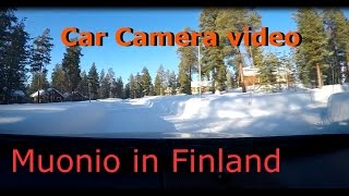 Car Camera video Finnish Lapland Muonio Jerisjärvi 2832015 [upl. by Rickard]