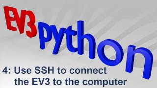 EV3 Python Set up an SSH connection from the EV3 to the computer [upl. by Anrev882]